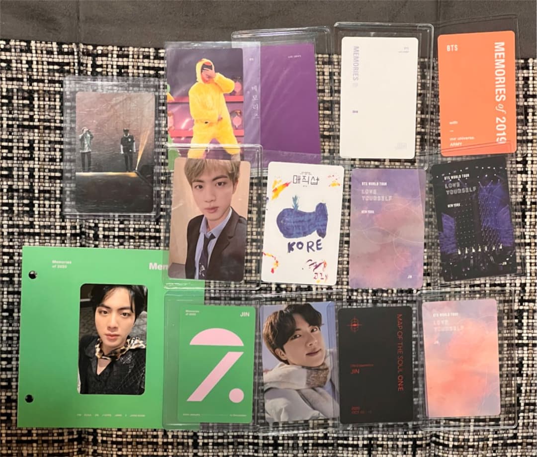 公式 BTS ジン JIN DVD Blu-ray トレカ まとめ売り