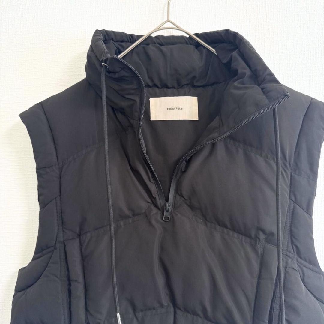 【美品】TODAYFUL Quilting Compact Vest ブラック