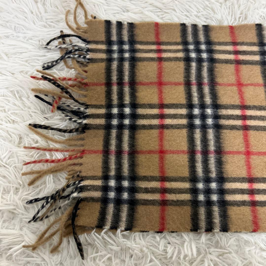 未使用級　Burberrys バーバリー ロンドン マフラー カシミヤ100%