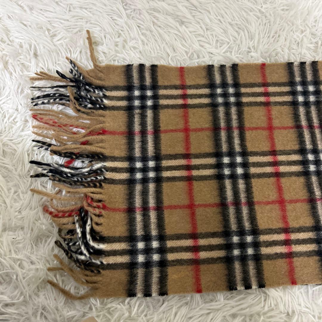 未使用級　Burberrys バーバリー ロンドン マフラー カシミヤ100%