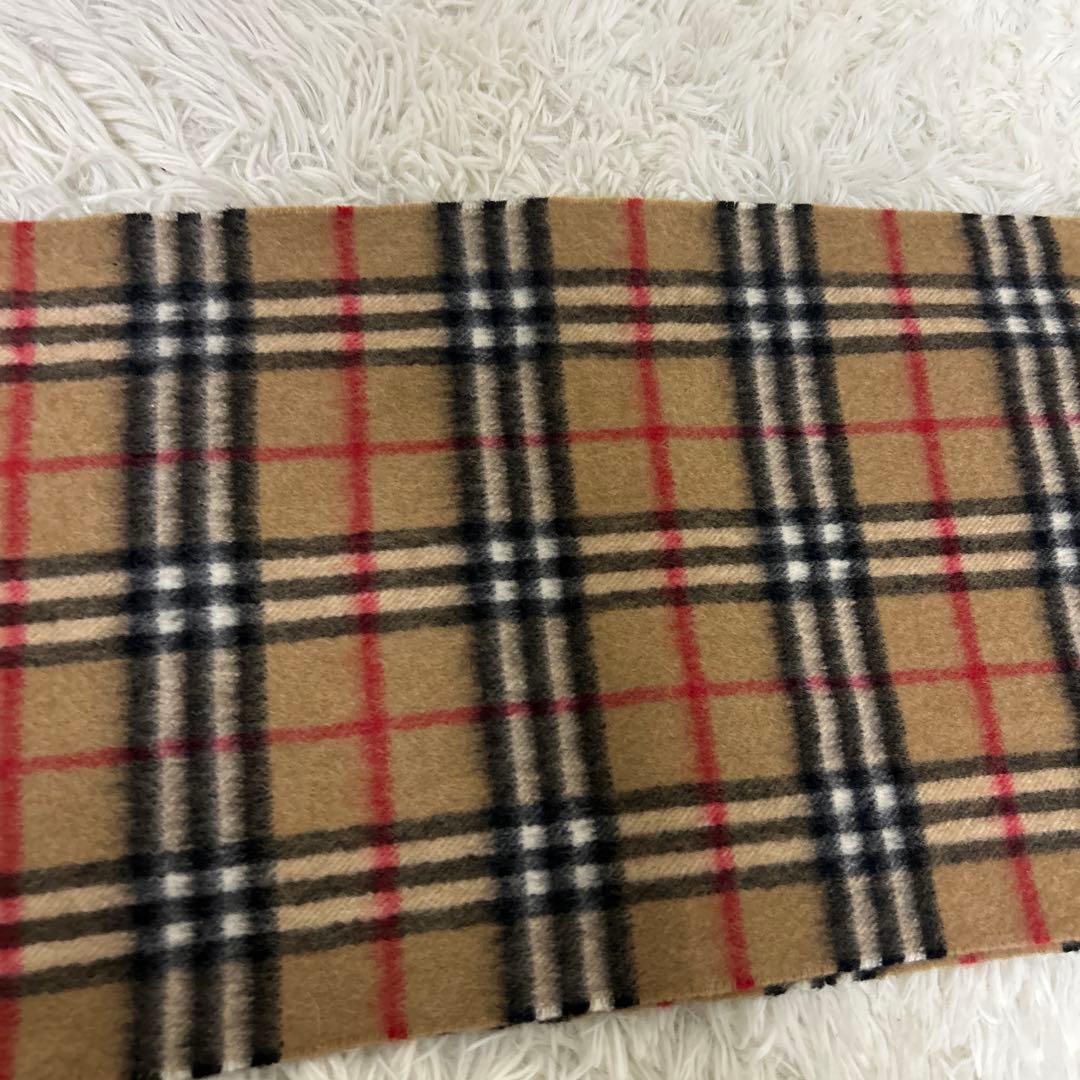 未使用級　Burberrys バーバリー ロンドン マフラー カシミヤ100%