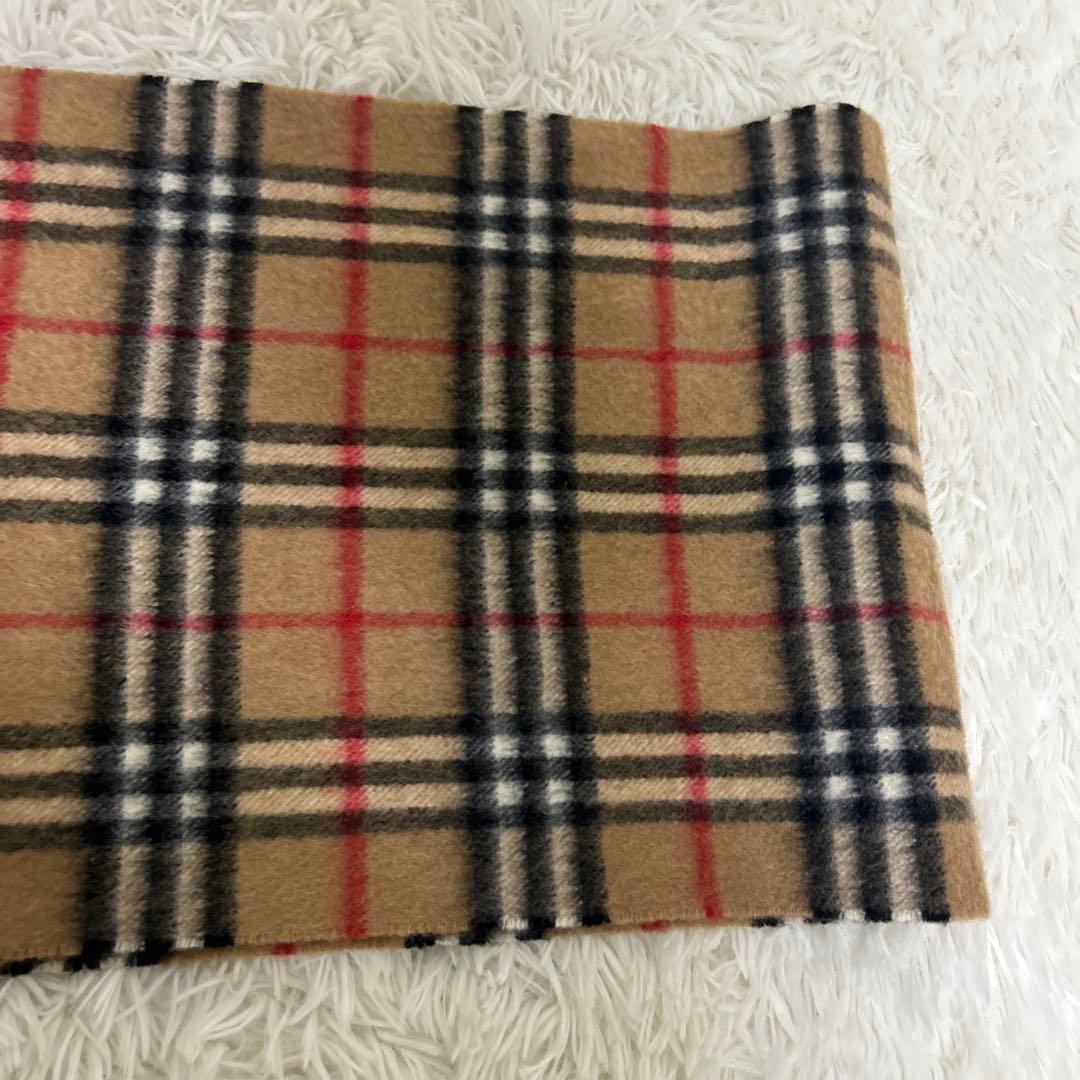 未使用級　Burberrys バーバリー ロンドン マフラー カシミヤ100%