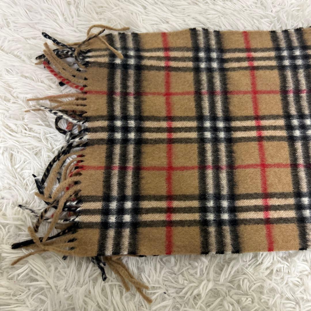 未使用級　Burberrys バーバリー ロンドン マフラー カシミヤ100%