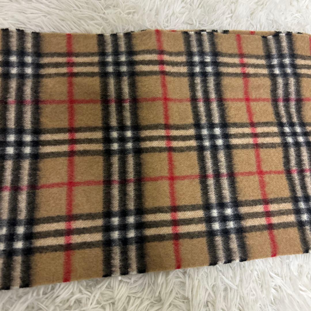未使用級　Burberrys バーバリー ロンドン マフラー カシミヤ100%