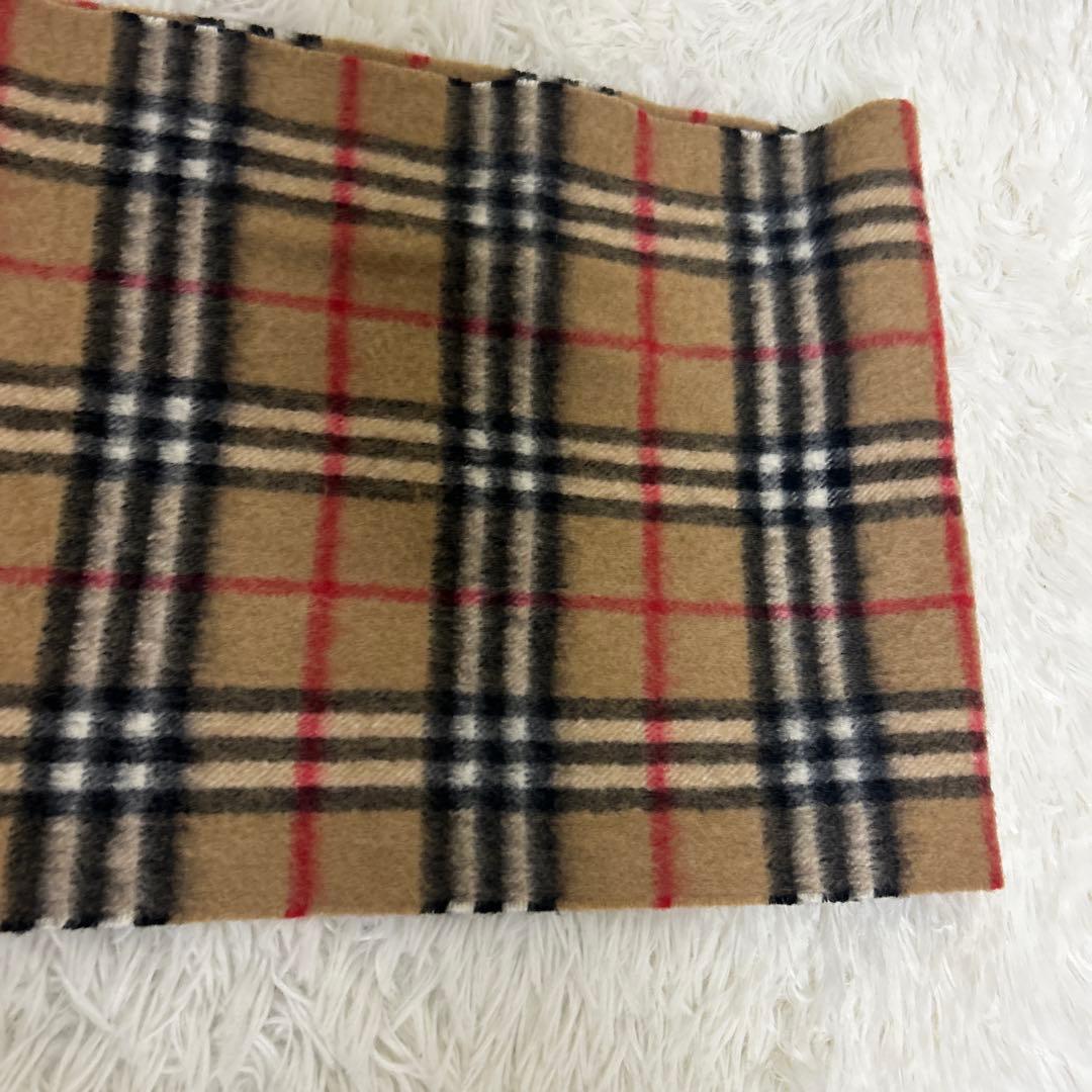 未使用級　Burberrys バーバリー ロンドン マフラー カシミヤ100%