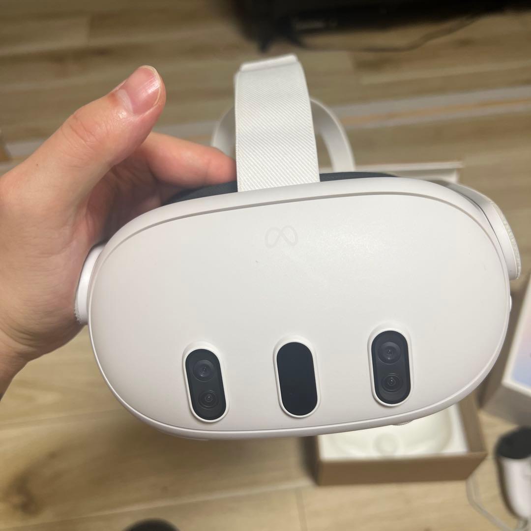  Quest3 512GB メタクエスト3VRヘッドセット ケーブル付き