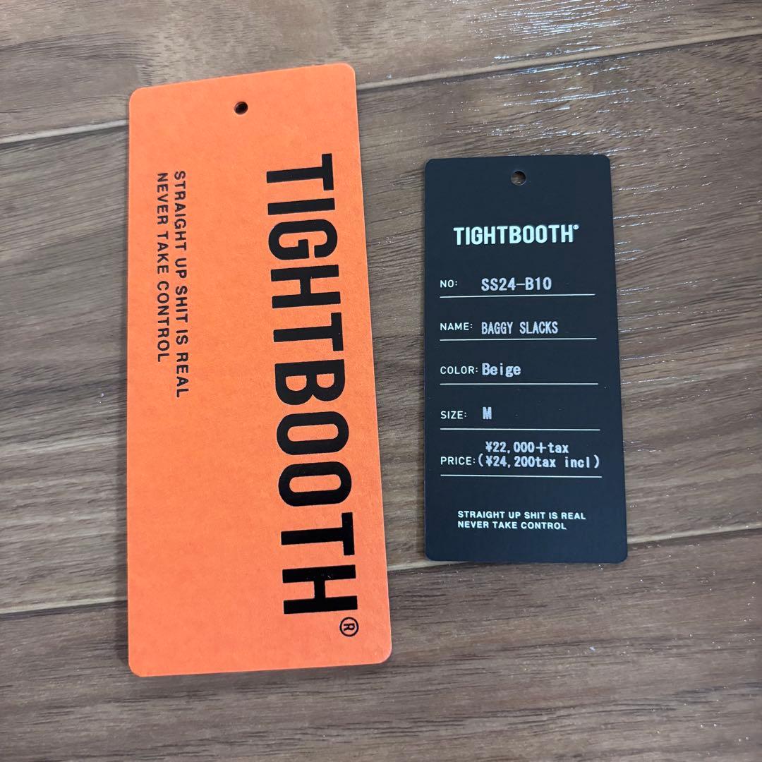 TIGHT BOOTH BAGGY SLACKS ベージュ タイトブース パンツ