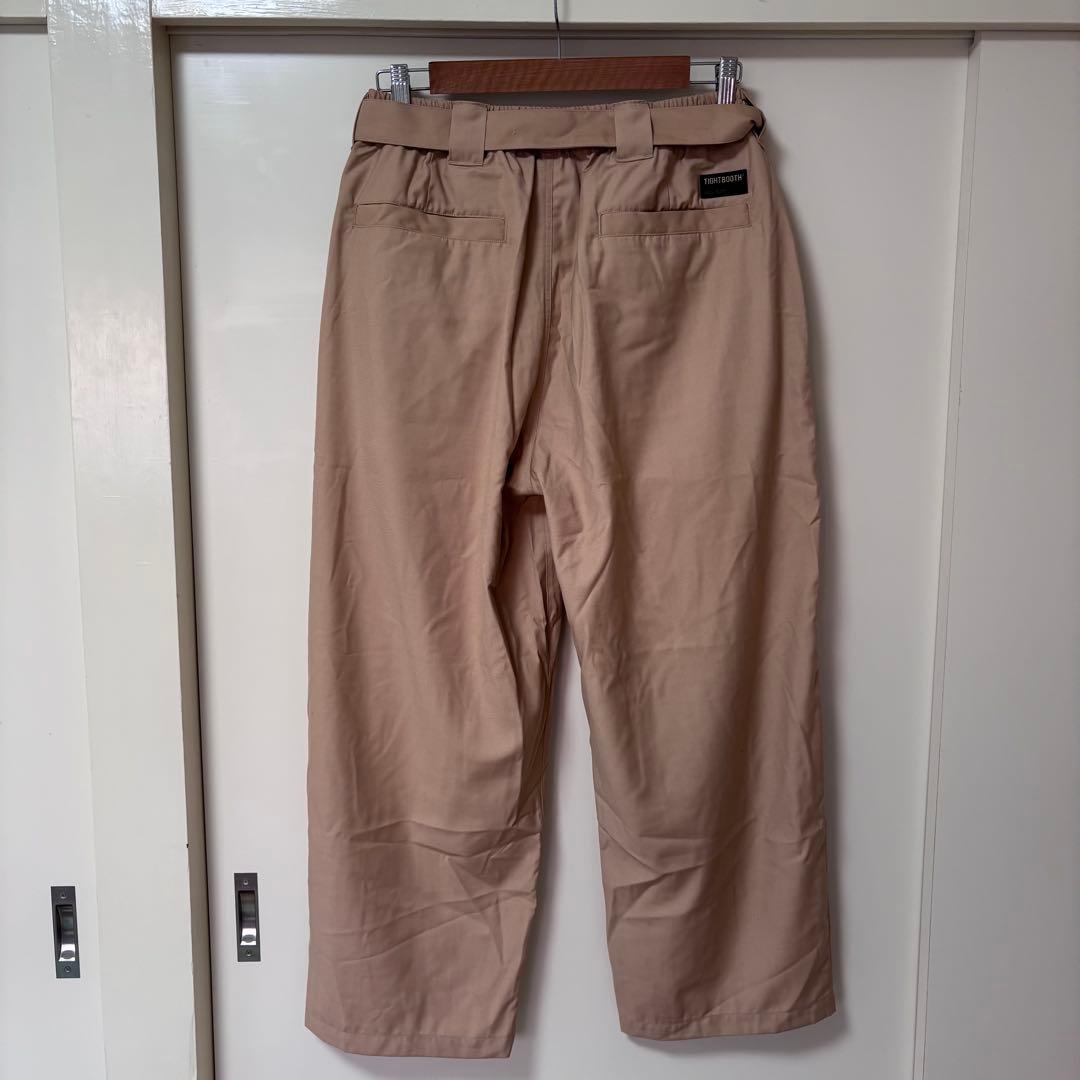 TIGHT BOOTH BAGGY SLACKS ベージュ タイトブース パンツ