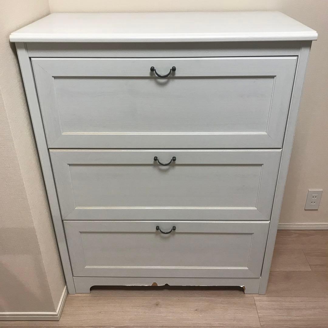 ミ・・・ミ　　IKEA チェスト　洋服タンス３段式