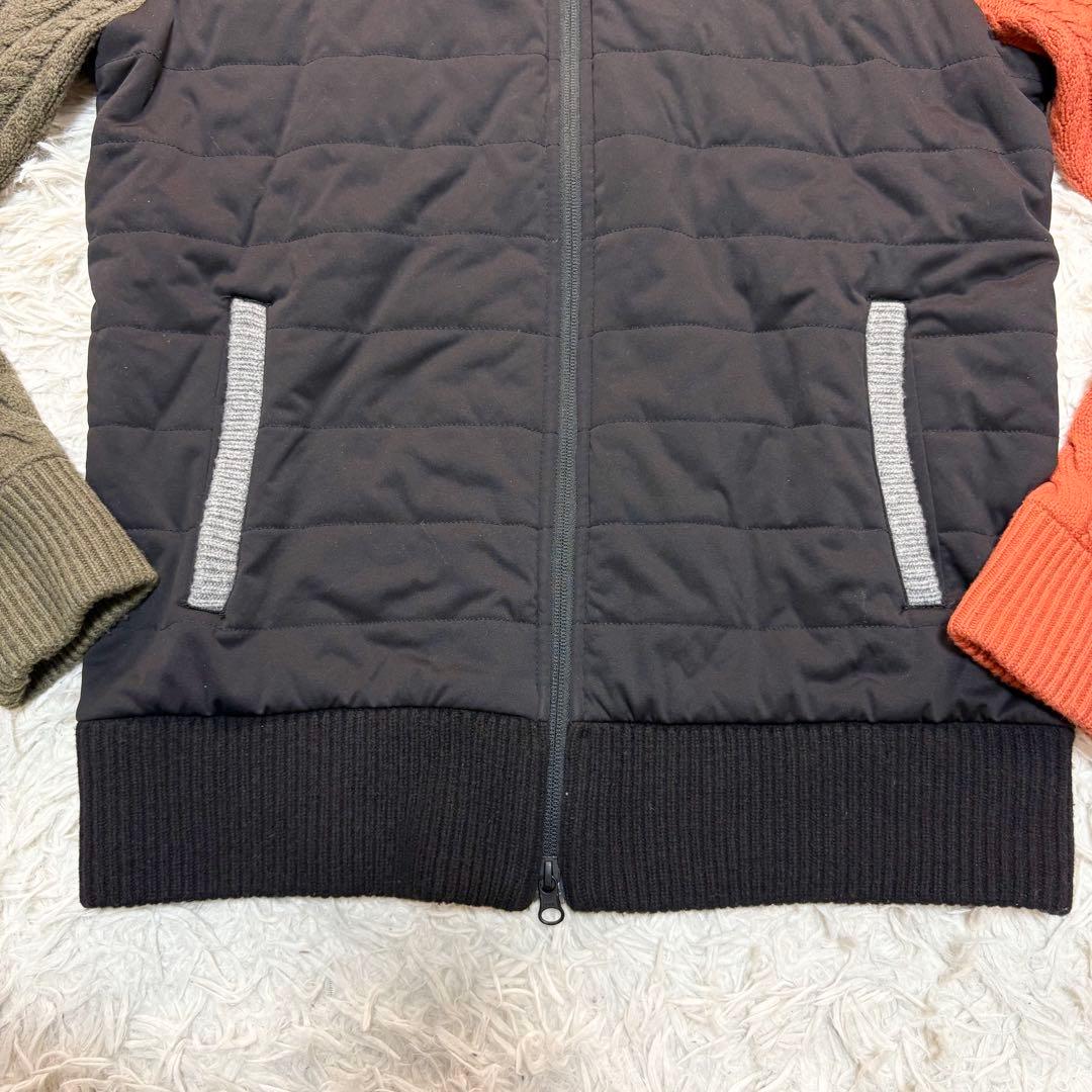 ブリーフィング　ケーブルニット　中綿　切替　20周年　L