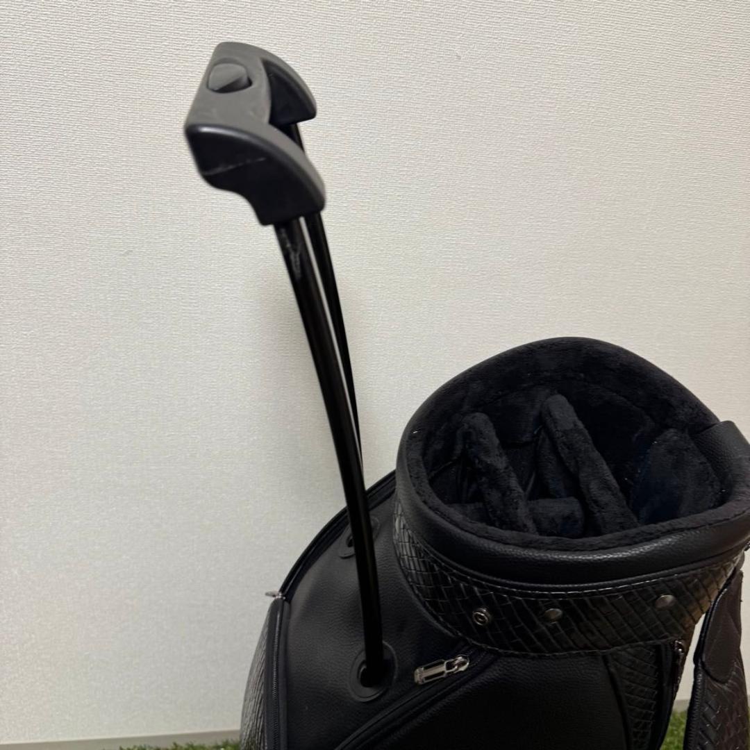 DUNLOP XXIO ゼクシオ キャディバッグ メンズ キャスター付 レザー