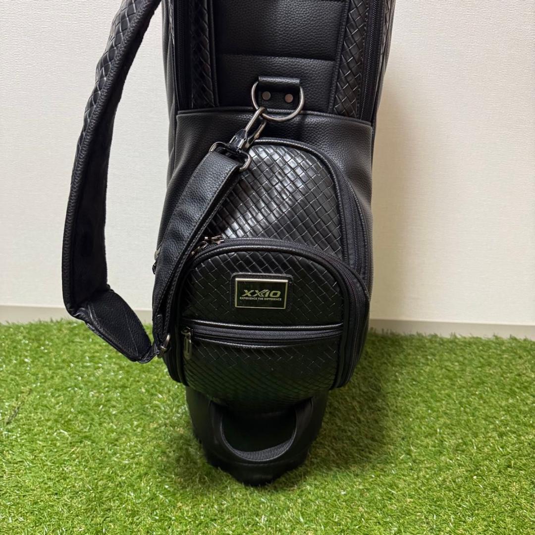 DUNLOP XXIO ゼクシオ キャディバッグ メンズ キャスター付 レザー