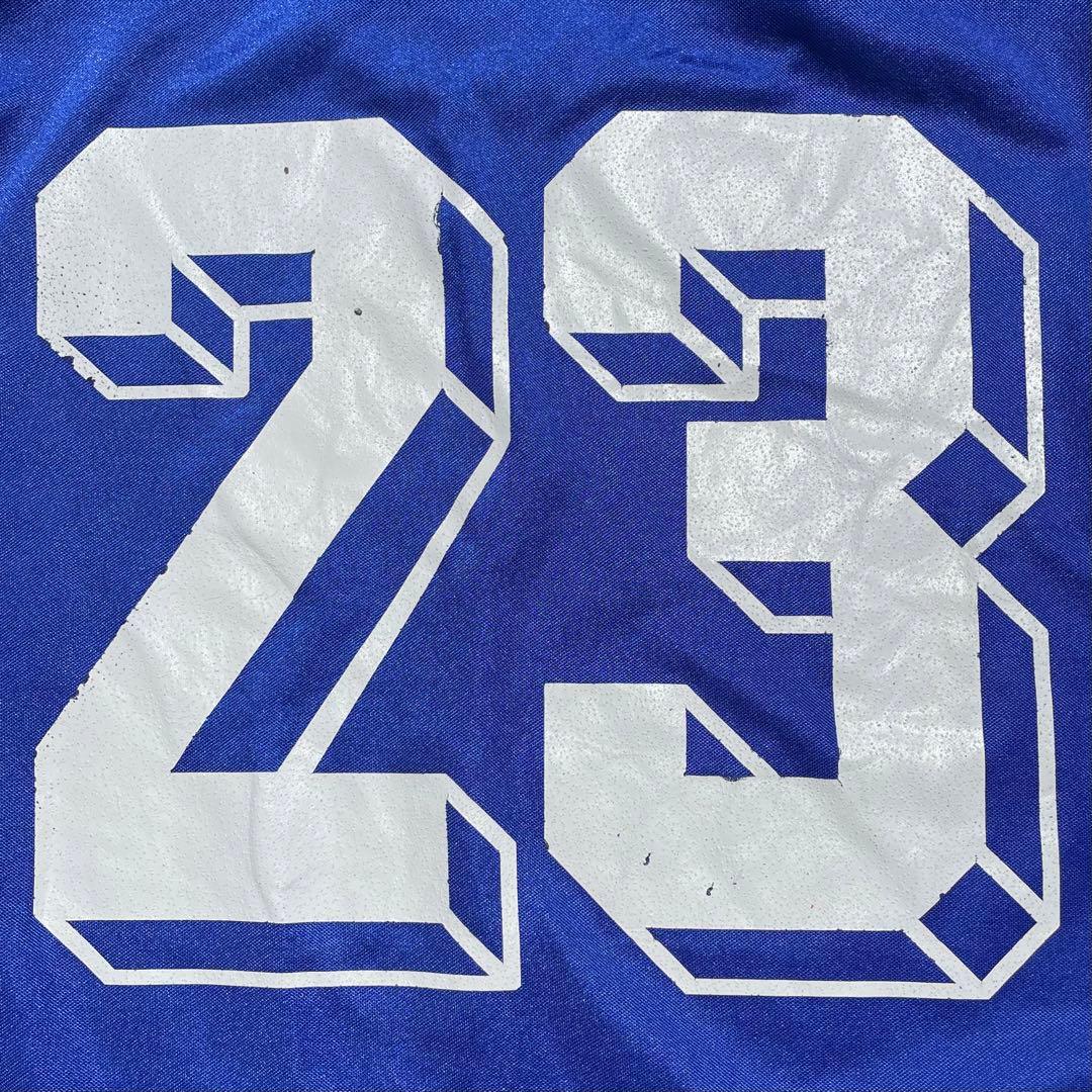 90's adidas 三つ葉ロゴ入りトリコロール 古着オールドウェア　デサント