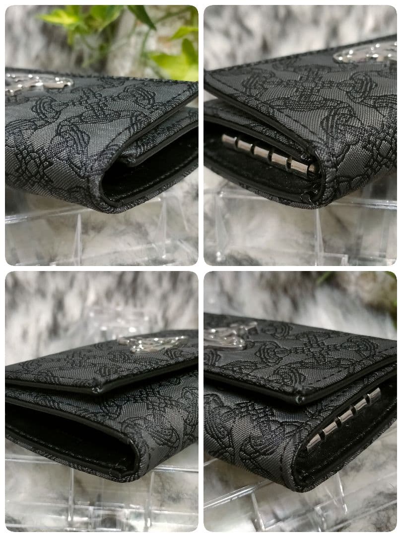 【美品 希少】 ヴィヴィアンウエストウッド キーケース 4連 オーブ ジャガード