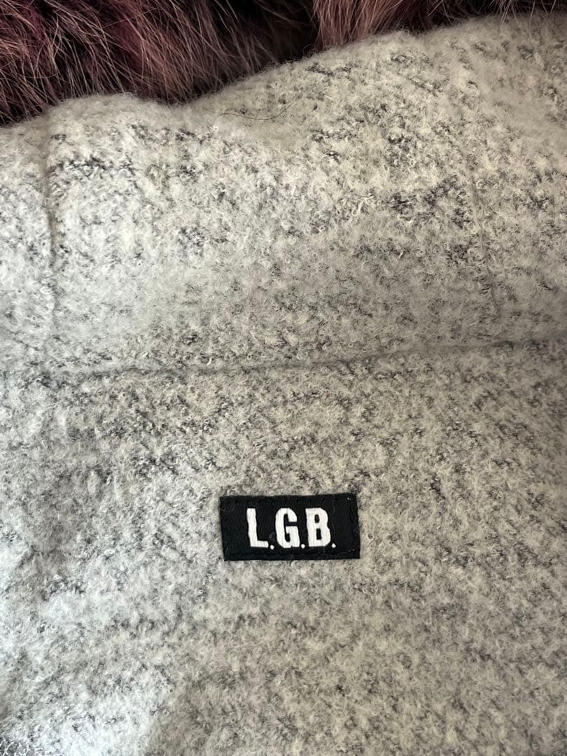 L.G.B ルグランブルーラクーンファー ロングスリーブパーカー　美品✨サイズ1