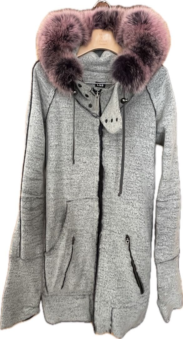 L.G.B ルグランブルーラクーンファー ロングスリーブパーカー　美品✨サイズ1