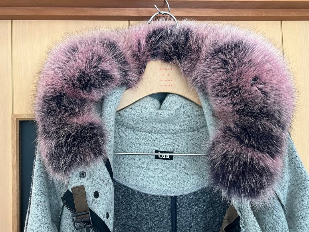 L.G.B ルグランブルーラクーンファー ロングスリーブパーカー　美品✨サイズ1