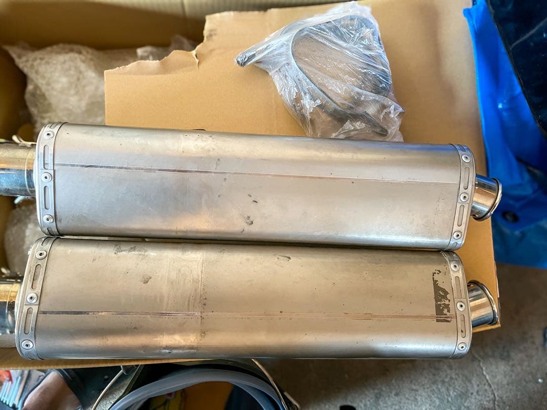 ヨシムラUSA チタンマフラー GSX1300R 隼 08-20スリップオン希少