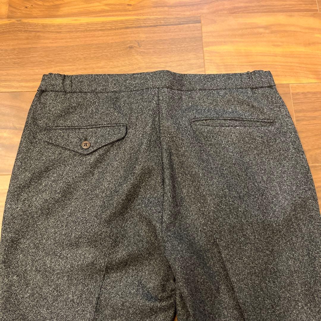 【未使用】INCOTEX インコテックス ウール グレー スラックス 48