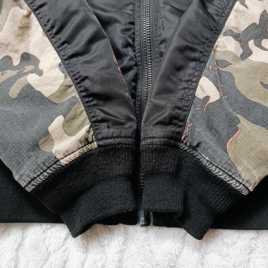 AVIREX リメイク COMBINATION MA-1 ブラック M