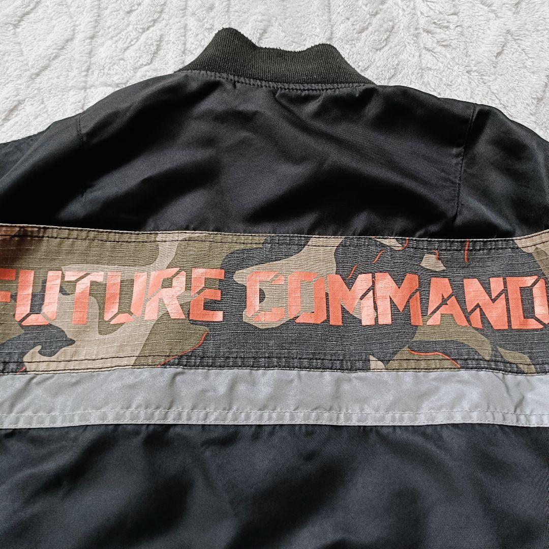 AVIREX リメイク COMBINATION MA-1 ブラック M