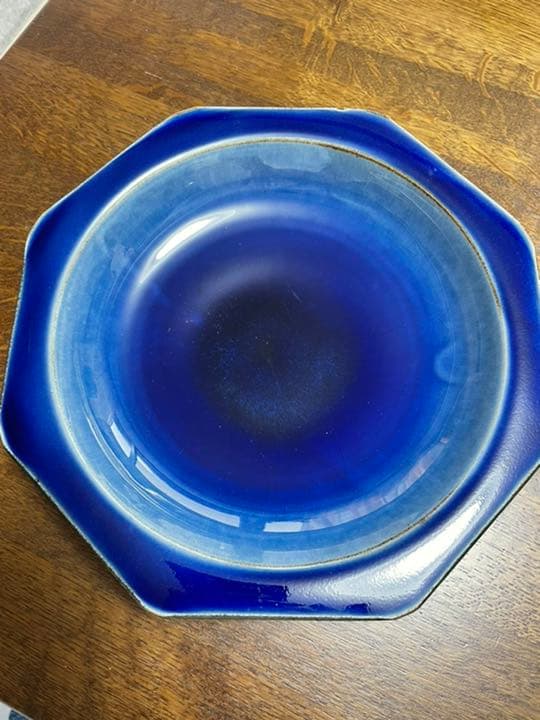 出西窯　お皿　八角　直径24センチ