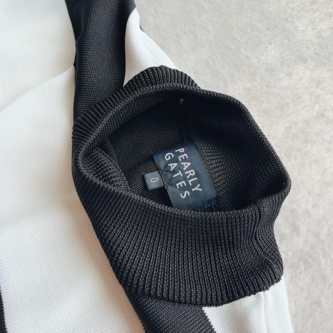 極美品　パーリーゲイツ　近年モデル　ワンピース　ボーダー　シャツ　モックネック