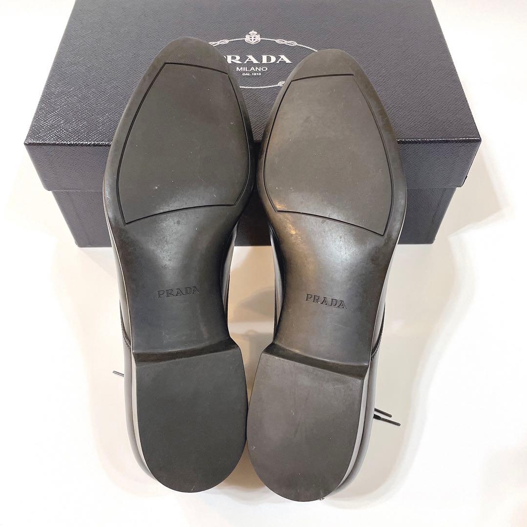 【専用】美品✨PRADA レースアップシューズ レザー ブラック