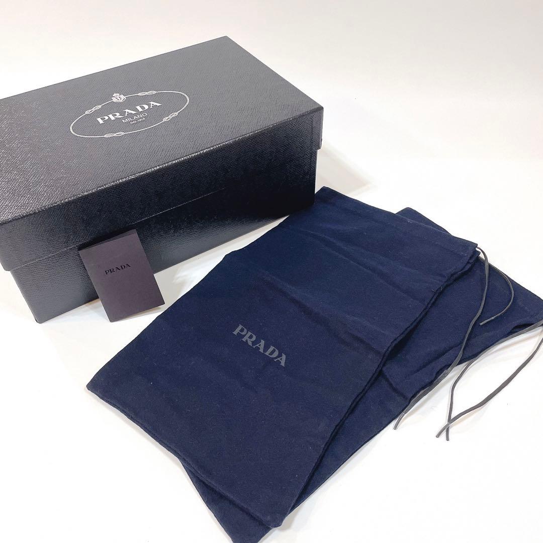 【専用】美品✨PRADA レースアップシューズ レザー ブラック