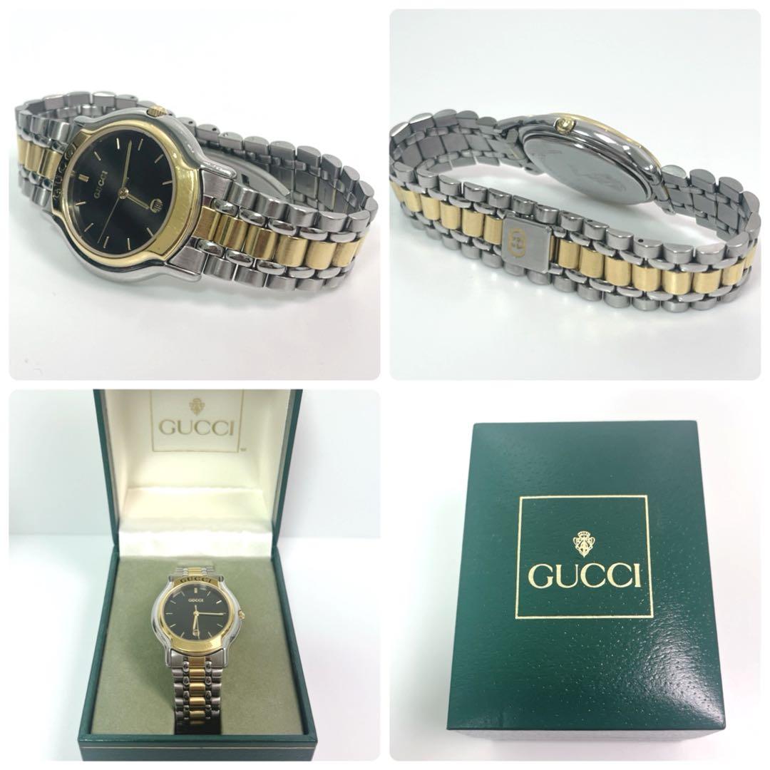 てぃん ！GUCCI グッチ8000L 専用ケース 箱 稼働品 ゴールド