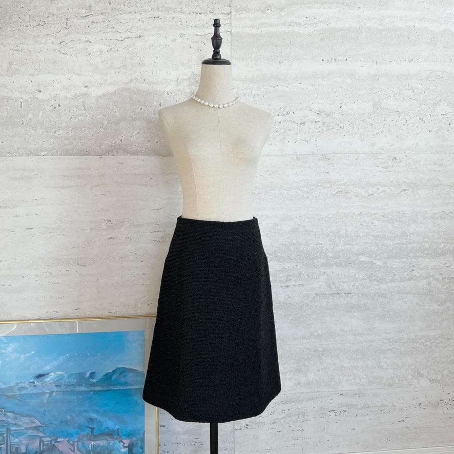 極美品★LOUIS VUITTON★現行★上質ツイード★Aライン★スカート