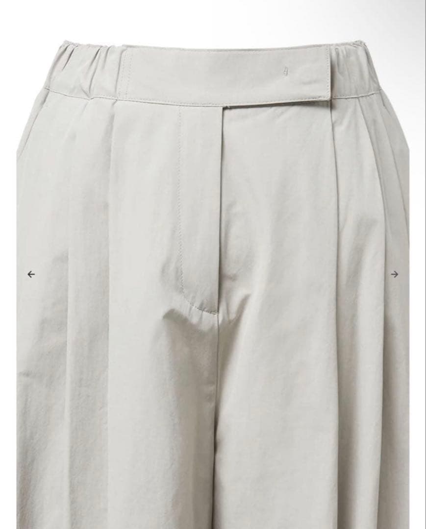 amomento three tuck banding pants アモメント