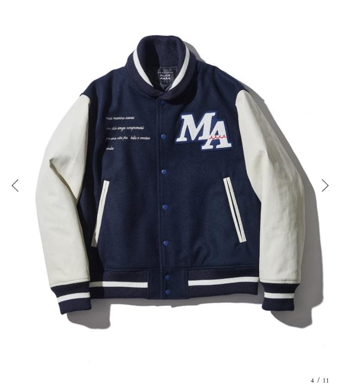 【超美品】muta MARINE × ACANTHUS スタジアムジャケット