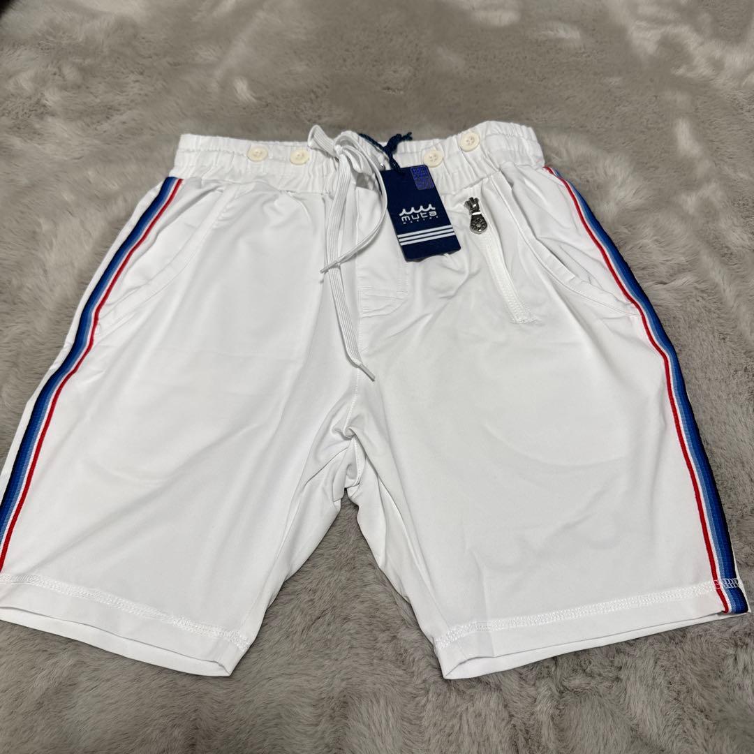 レディース　パンツ　ムータマリン　ホワイト　新品タグ付き　定価19800円