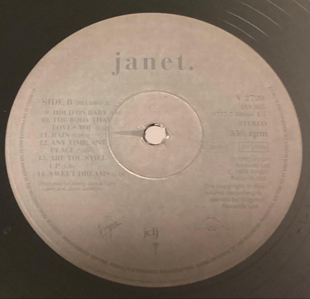 (USED)ジャネット ジャクソン janet.2枚組レコード 美品オリジナル盤