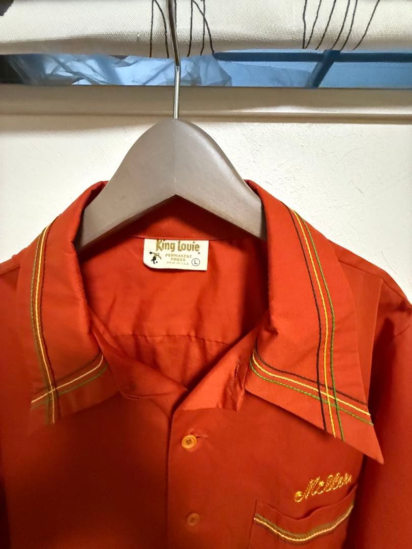 美品60s king Louie チェーンステッチ　L ボーリングシャツ