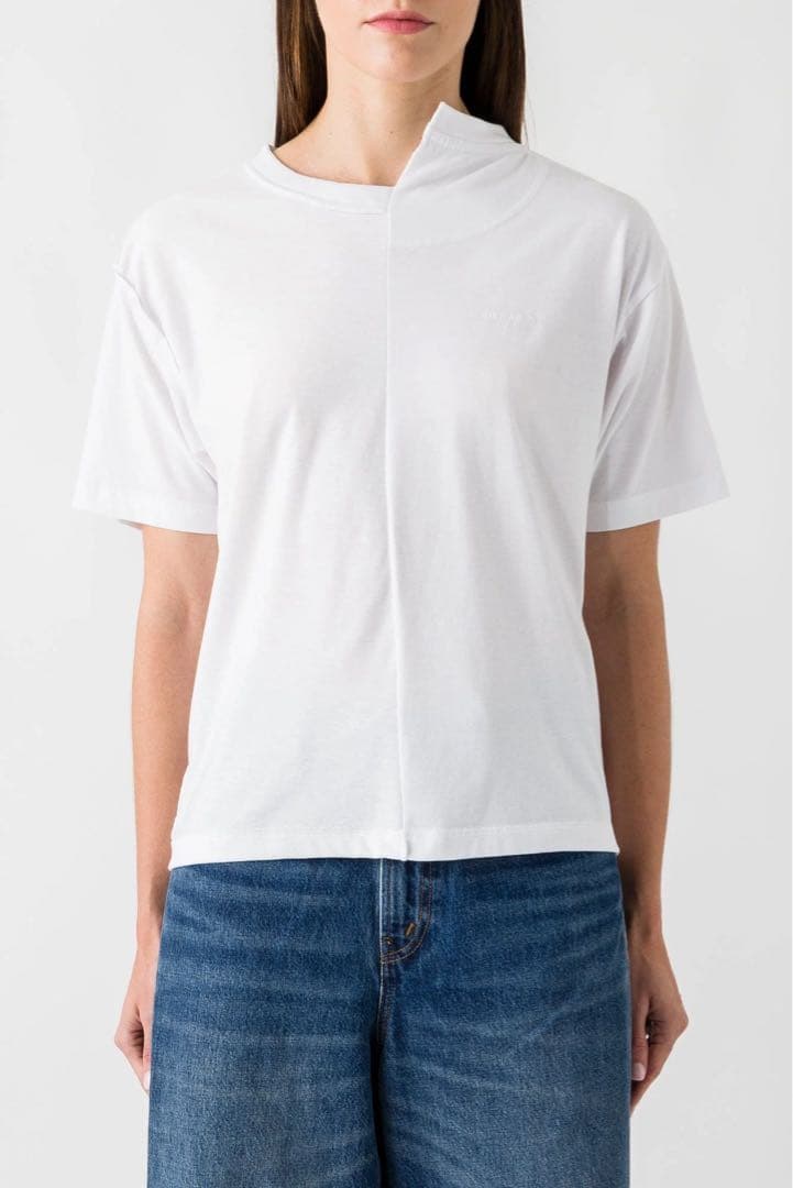 Hodakova hodakova asymmetric split tシャツ