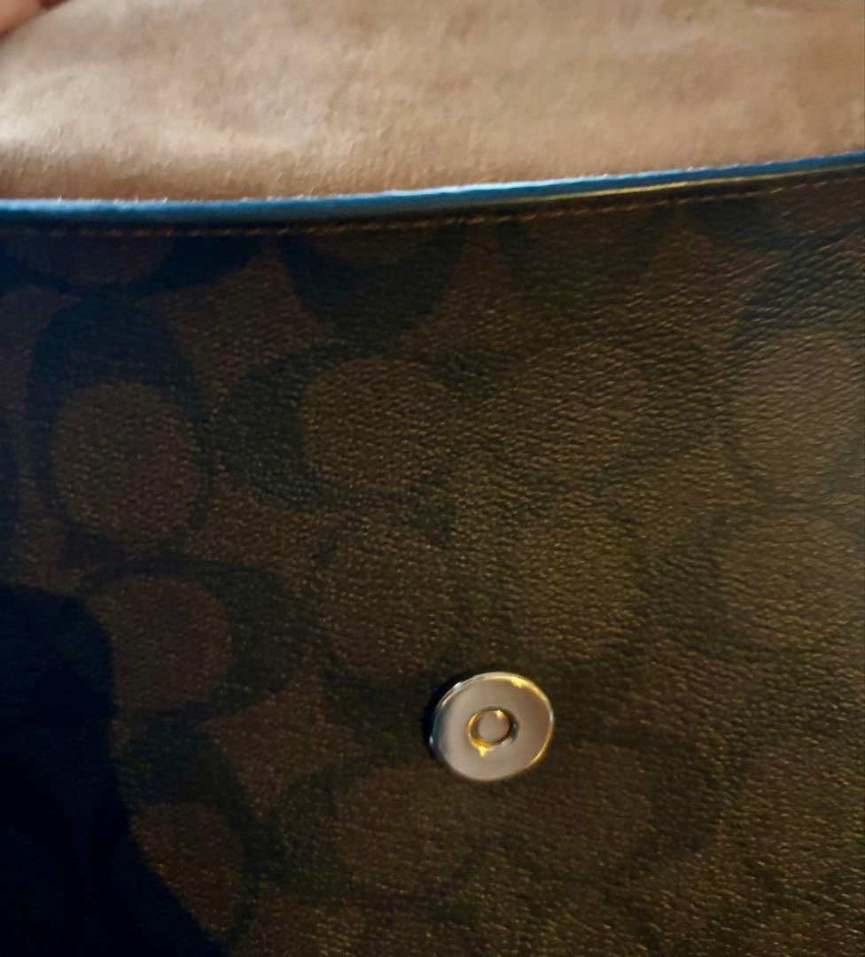 美品　コーチ　ペッパーサッチェル　ショルダーバッグ　2way シグネチャー