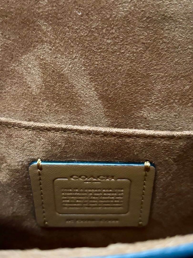 美品　コーチ　ペッパーサッチェル　ショルダーバッグ　2way シグネチャー