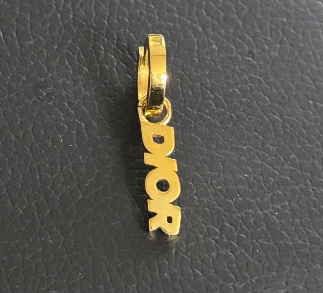 Dior Dior HOMME ロゴ フープピアス シルバー 925