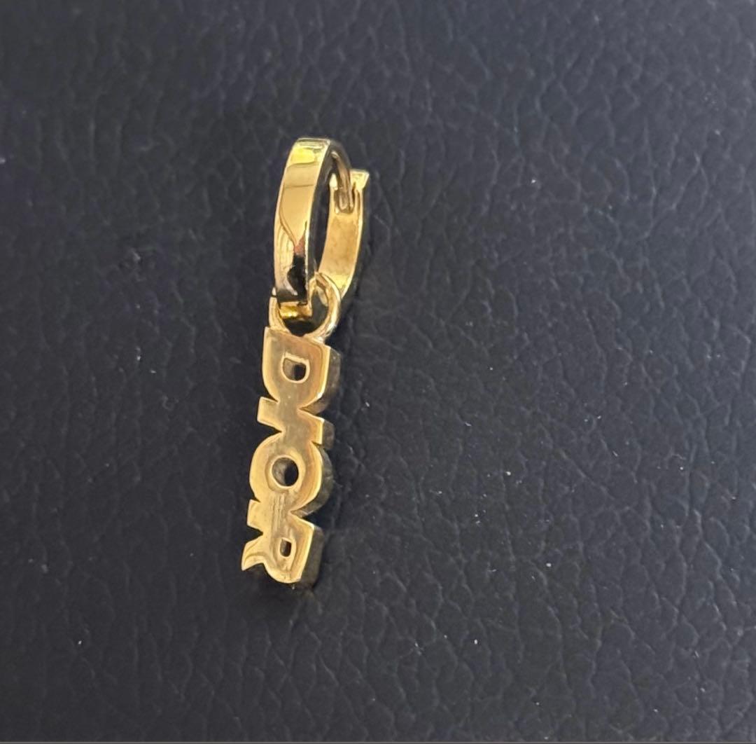 Dior Dior HOMME ロゴ フープピアス シルバー 925