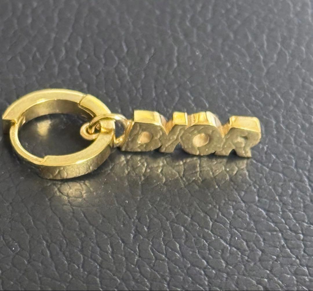 Dior Dior HOMME ロゴ フープピアス シルバー 925