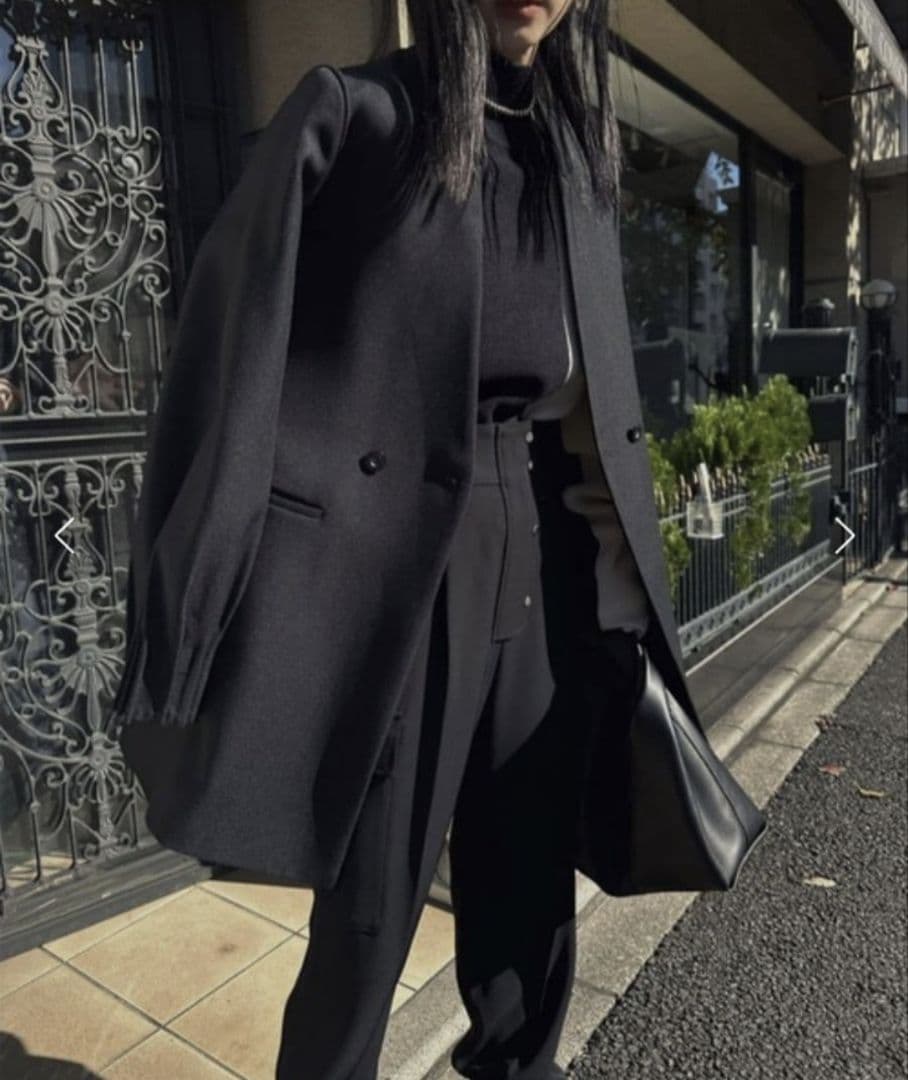 Ameri　RIB DOCKING TUCKED CUFFS JACKET