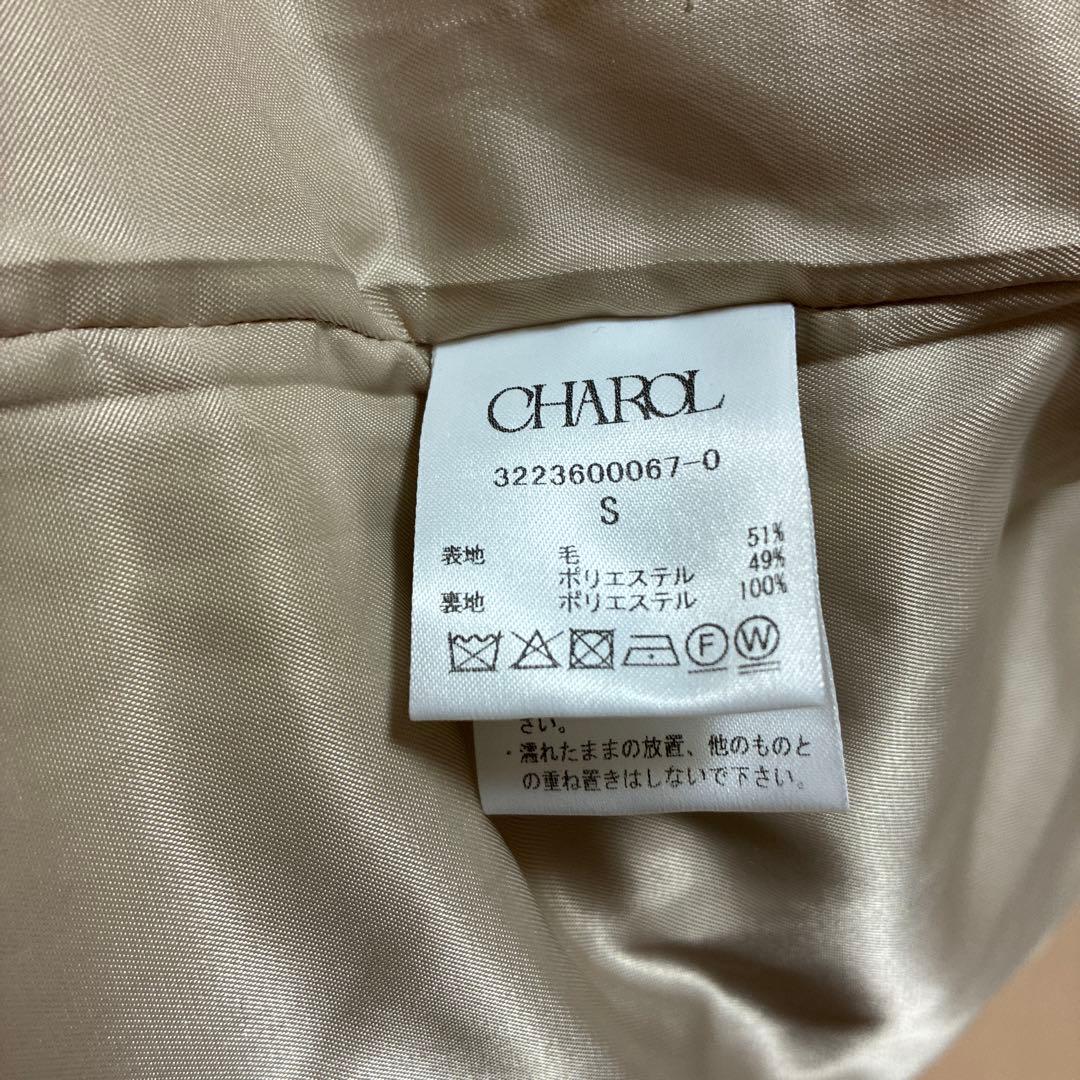 CHAROLラグランスリーブシャギーロングコート