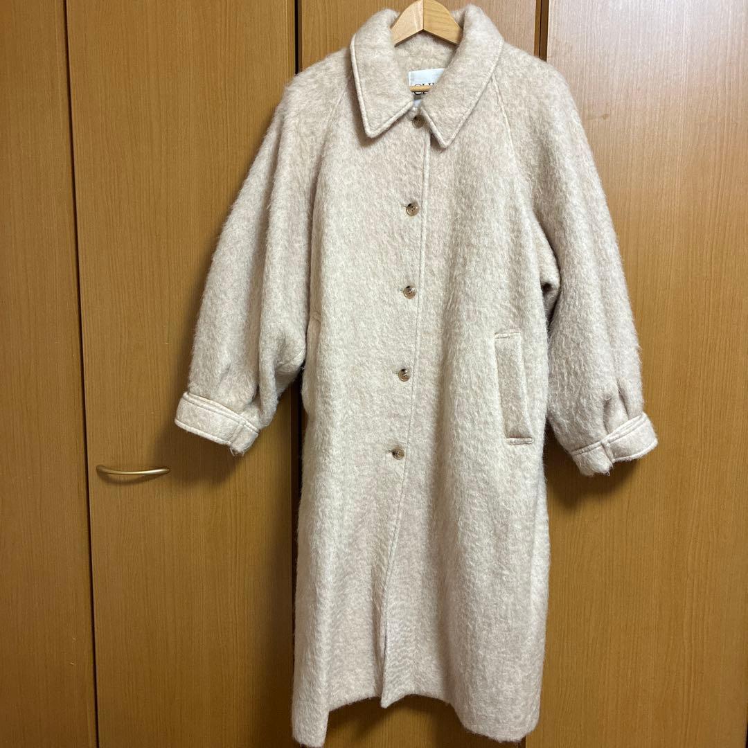 CHAROLラグランスリーブシャギーロングコート