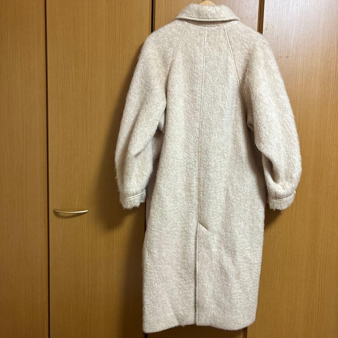 CHAROLラグランスリーブシャギーロングコート