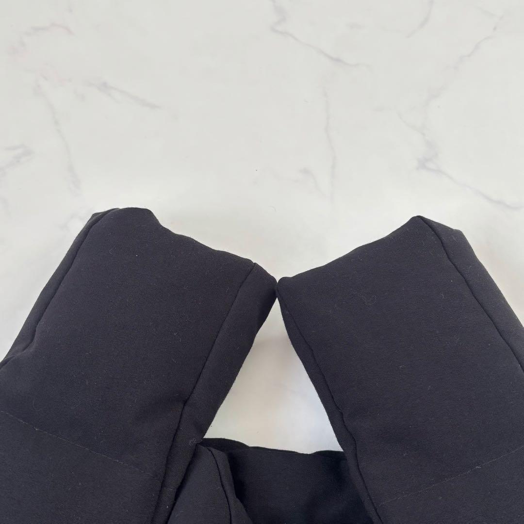 ルイルエブティック ウエストフィットロングダウンコート フォックス マット黒 M