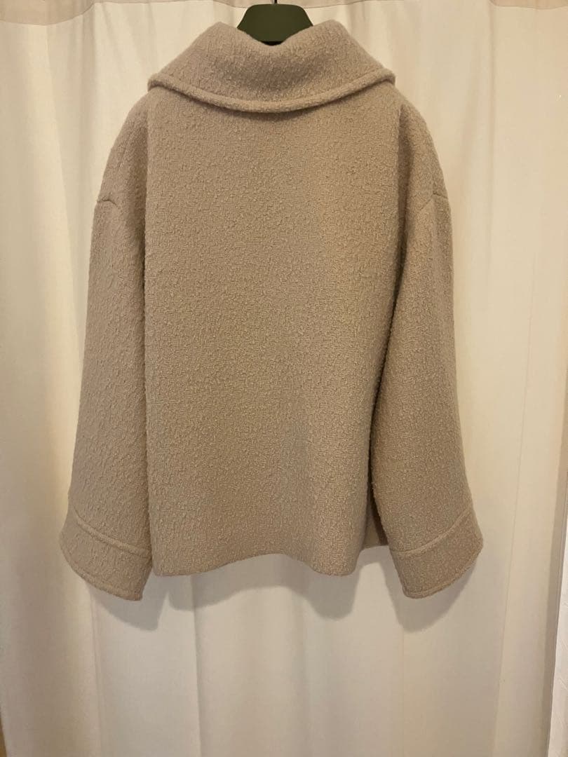 専用品GUCCI ソフトブークレ　ツイードジャケットコート　サイズ36 美品