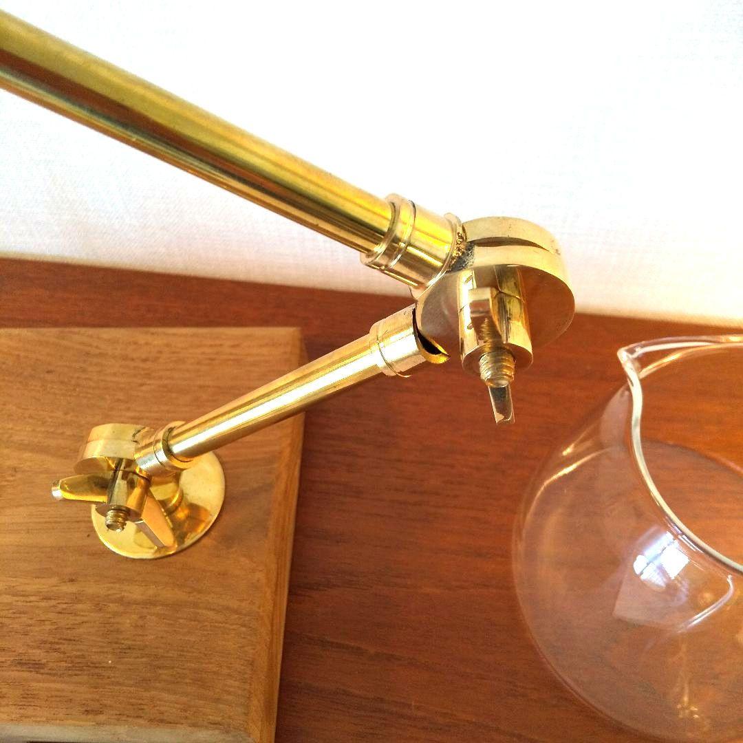 未使用 Rocks Motion 真鍮製コーヒードリップスタンド セット