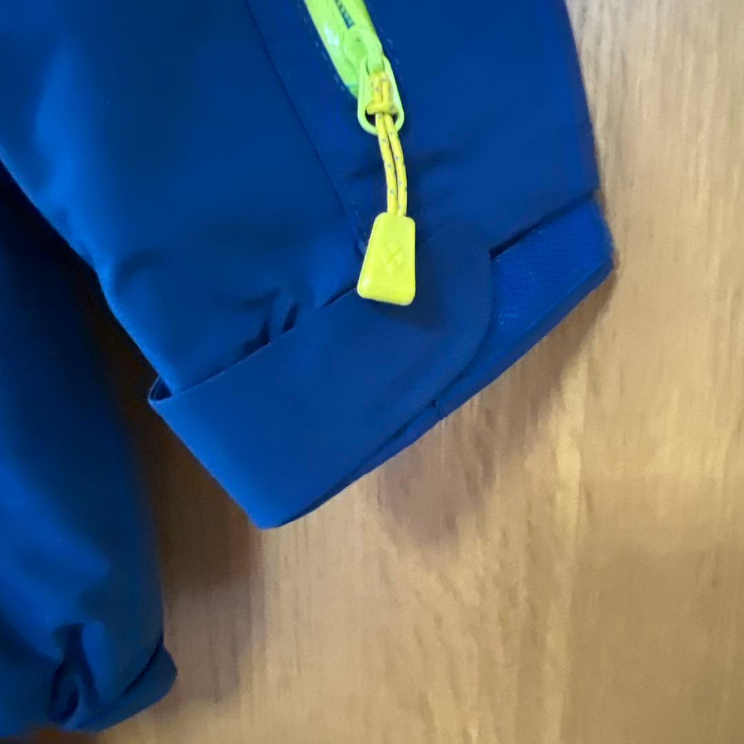 子ども用スキーウェア上下 青 110サイズモンベル